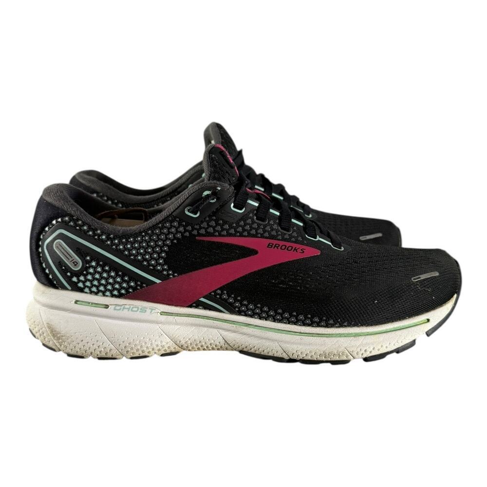 Brooks Ghost 14 Running Sneakers Women’s Size 10M Black/White Athletic Shoes